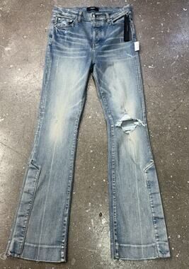 Amiri Women's Broken Flared Jeans Size 30